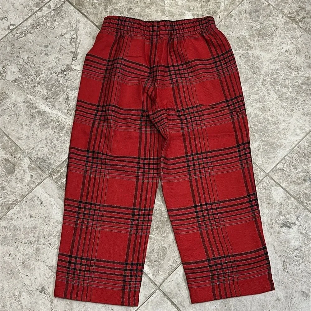 Lands End X Blake Shelton Plaid Flannel Pajama Set Boys Size 4 NEW